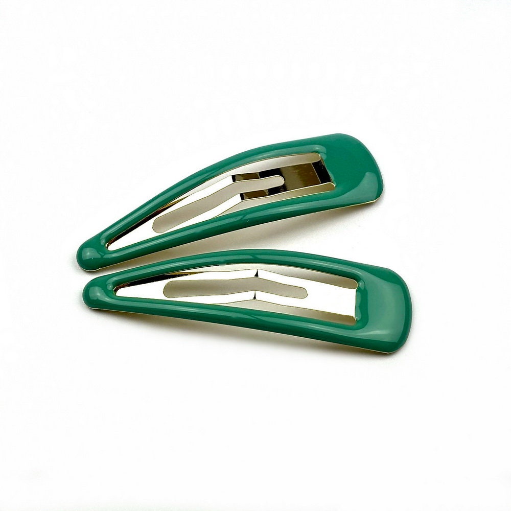 Lot de 2 pinces cheveux clic clac 7cm