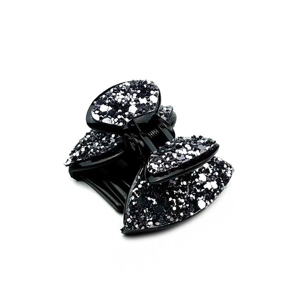 Pince cheveux noeud à paillettes