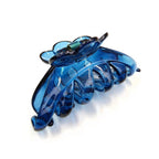 Pince crabe cheveux épais 9.5cm bleu