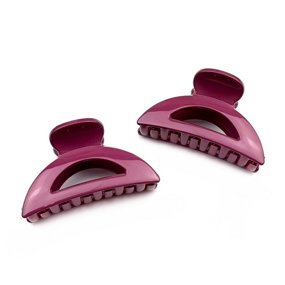 Lot de 2 pinces cheveux crabe 5.7cm