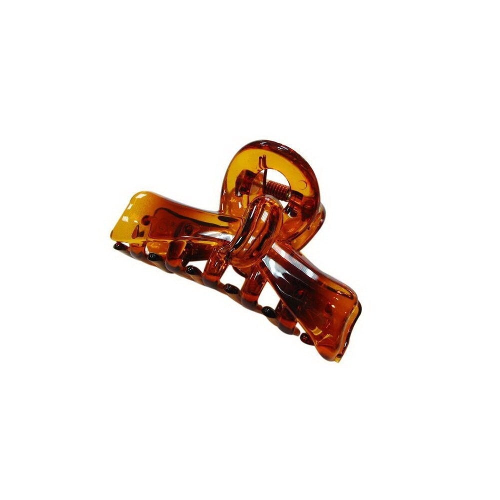Pince cheveux crabe 6.8cm demi-blond
