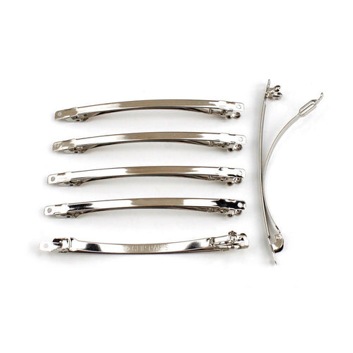 50 barrettes fines 8cmx0.3cm, "Clip Paris"