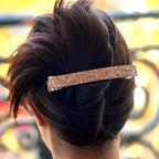 Grande pince cheveux paillettes 12.5cm