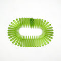 Serre tête souple zigzag vert