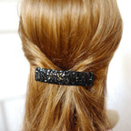 Barrette cheveux 9cm paillettes