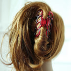 Pince crabe cheveux 8.5cm celluloïd noir