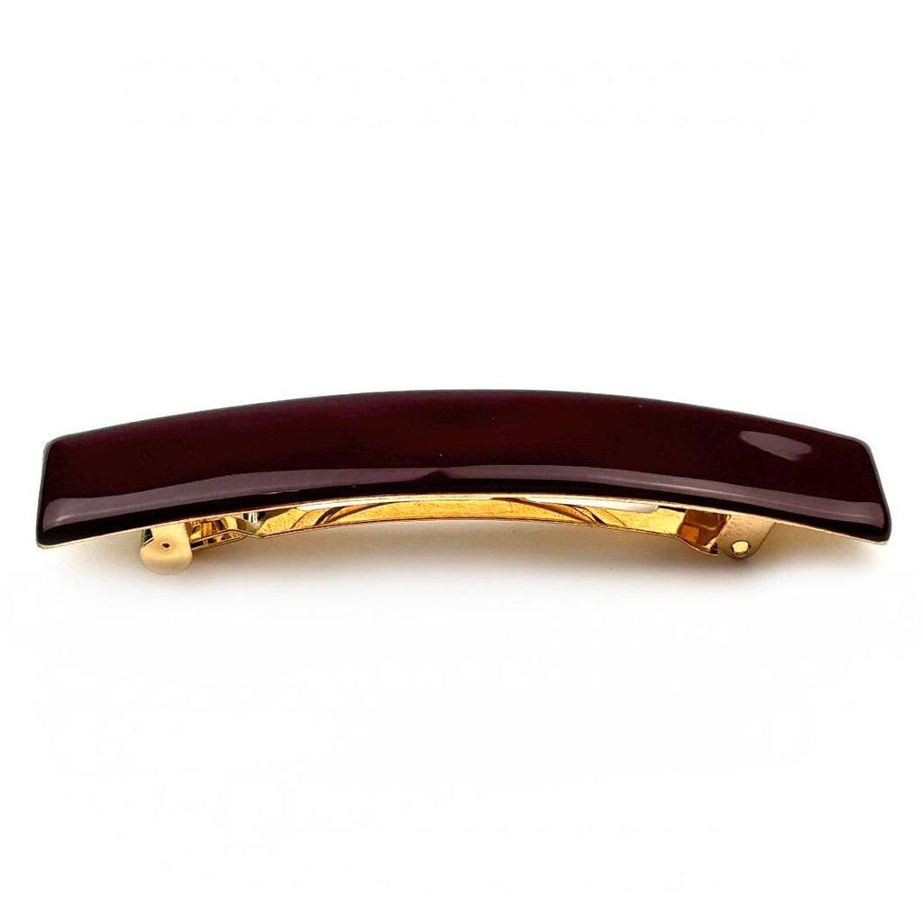 Barrette cheveux émail 9cm, accessoire cheveux