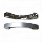 Barrettes métallisées mat Made in France 8cm 