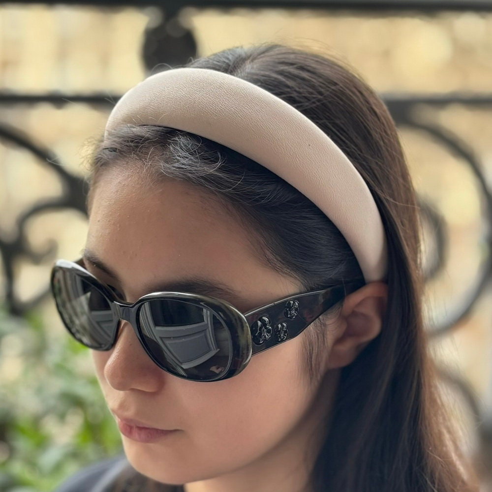 Serre tête cheveux satin large