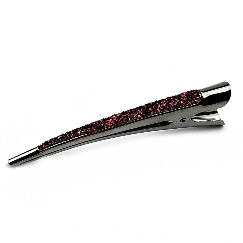 Grande pince cheveux concorde paillettes 13cm