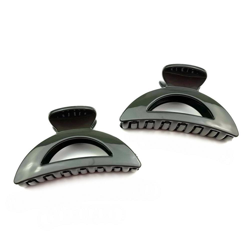 Lot de 2 grandes pinces cheveux crabe 8.5cm