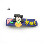 Barrette cheveux en polymère, poupée