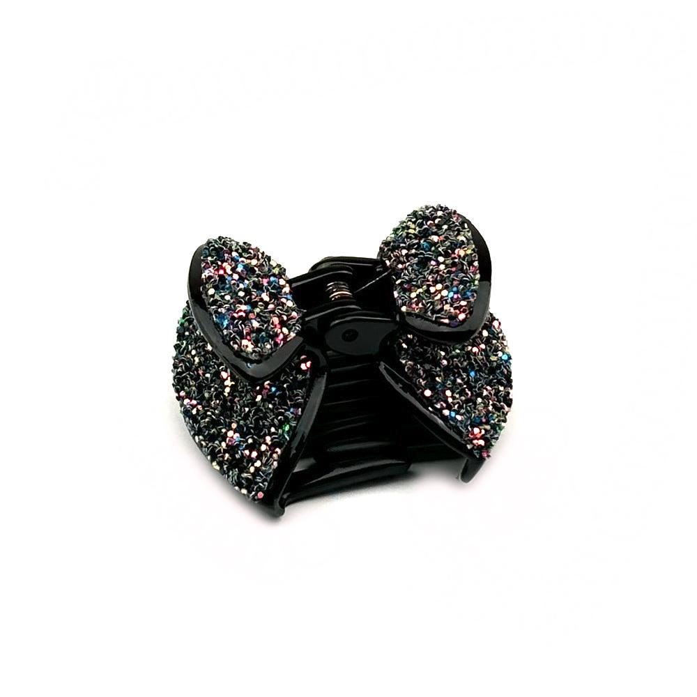 Pince cheveux noeud à paillettes