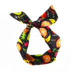 Bandeau headband cheveux imprimé fruit