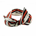 Bandeau headband cheveux rayures