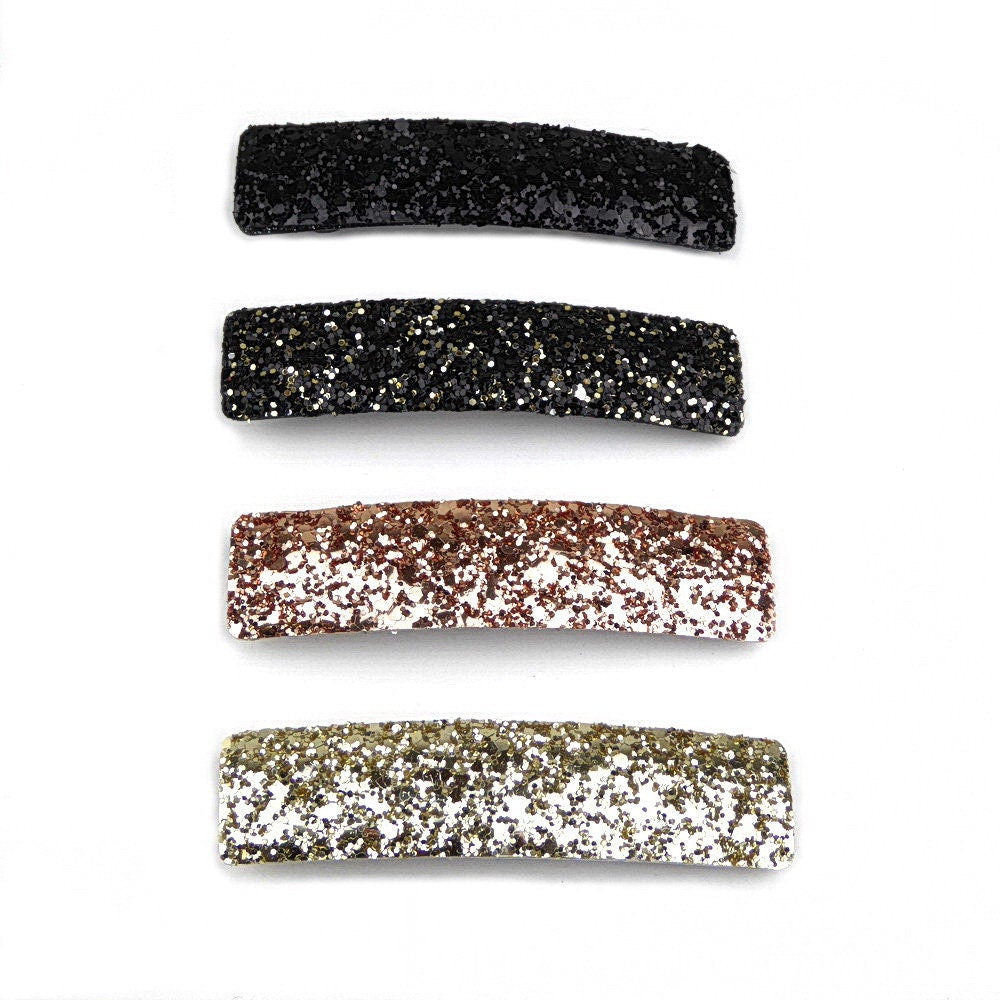 Barrette cheveux 9cm paillettes