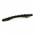Barrette cheveux vintage longue avec perles à facette