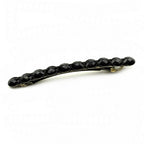 Barrette cheveux vintage longue avec perles à facette