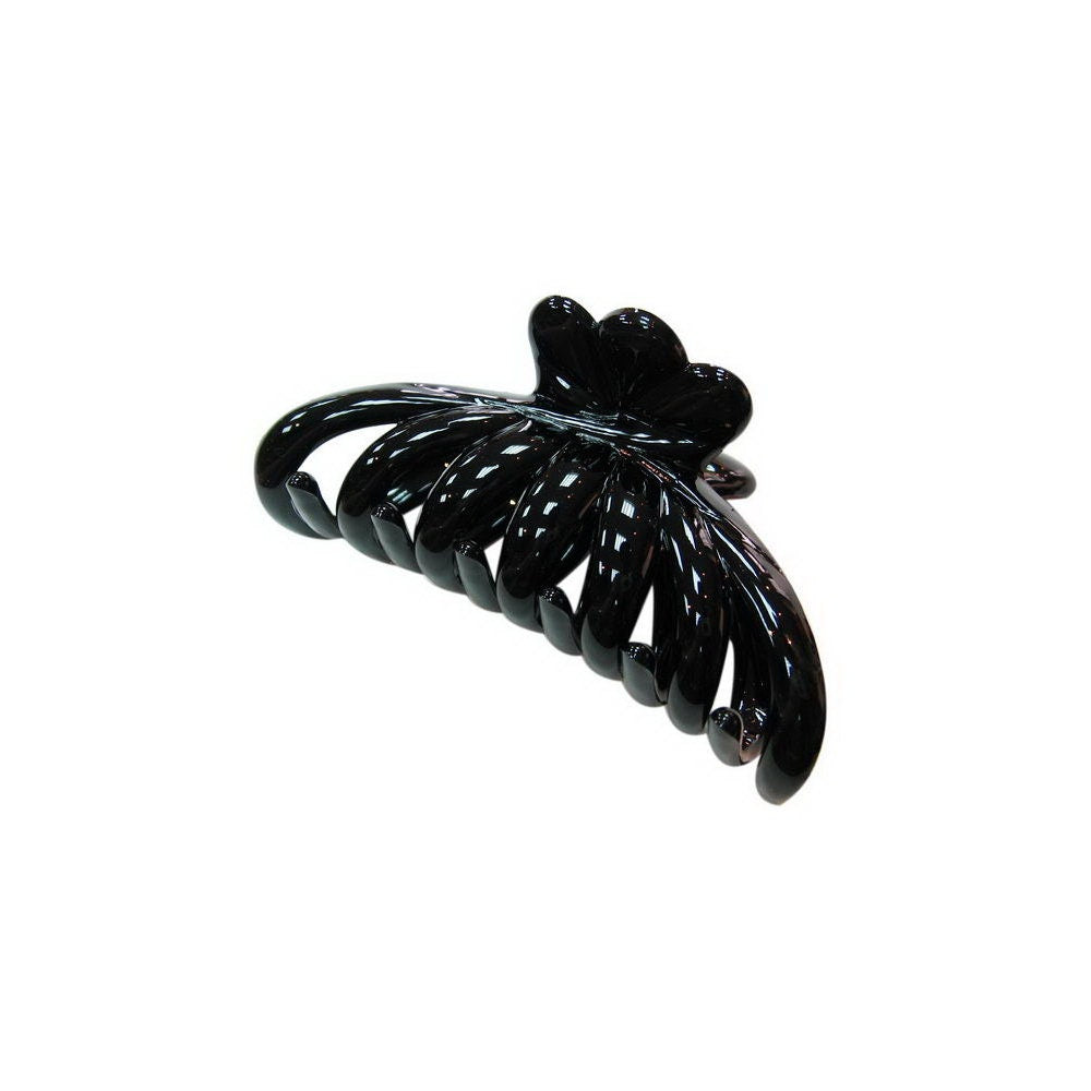 Pince crabe cheveux épais 8.5cm noir