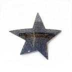 Barrette cheveux étoile paillette gris