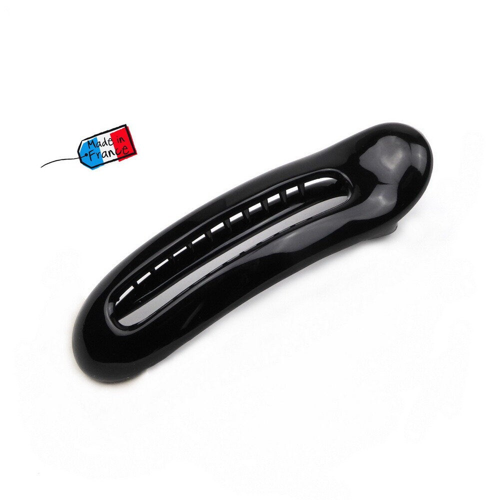 Grande pince cheveux 12cm fabrication française - noir
