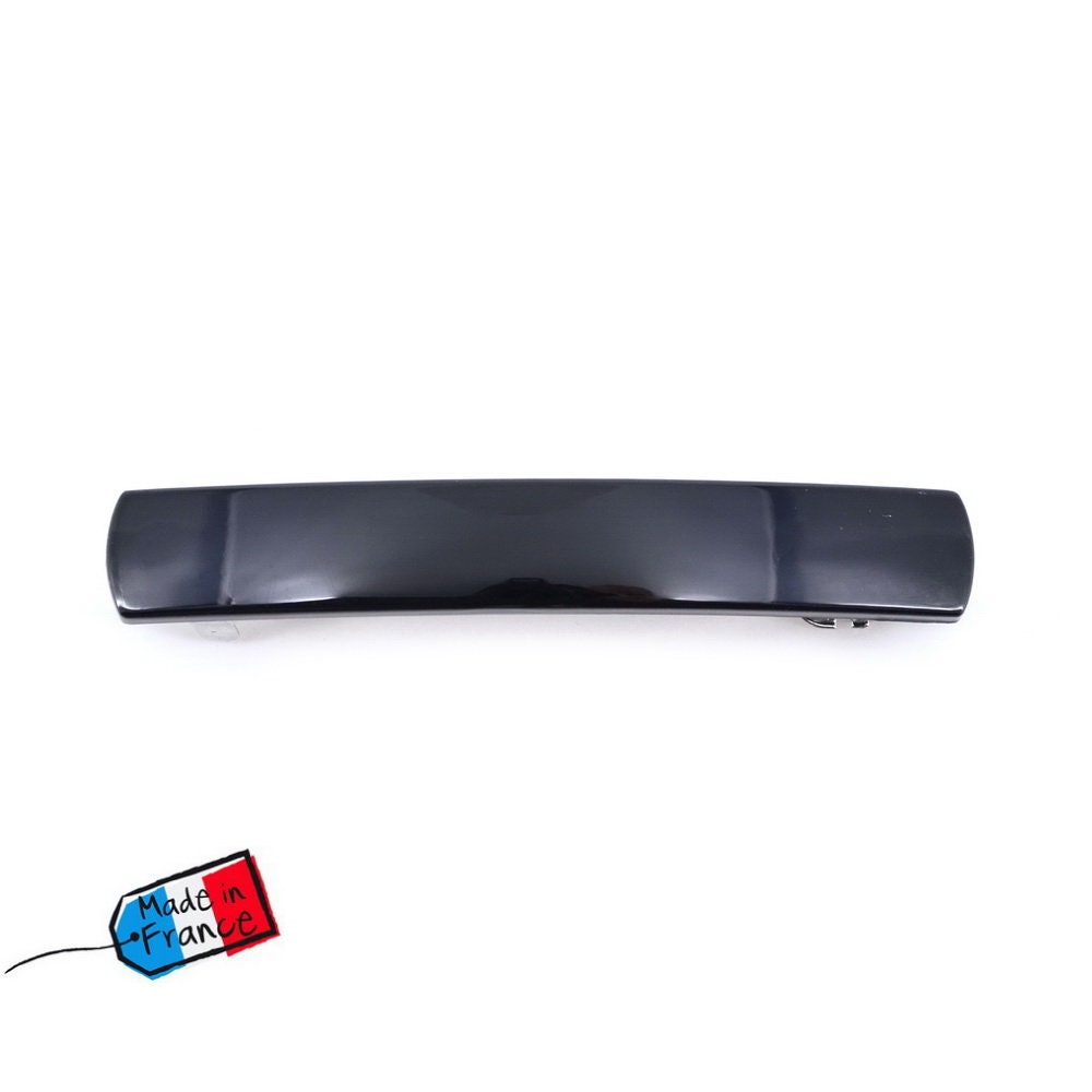 Barrettes cheveux classique rectangulaire "Made in France" 7.5cm