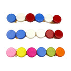 Barrette Cheveux Perles Couleur 7cm 