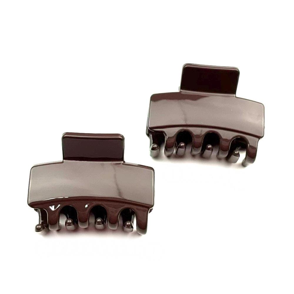 Lot de 2 pinces cheveux crabe