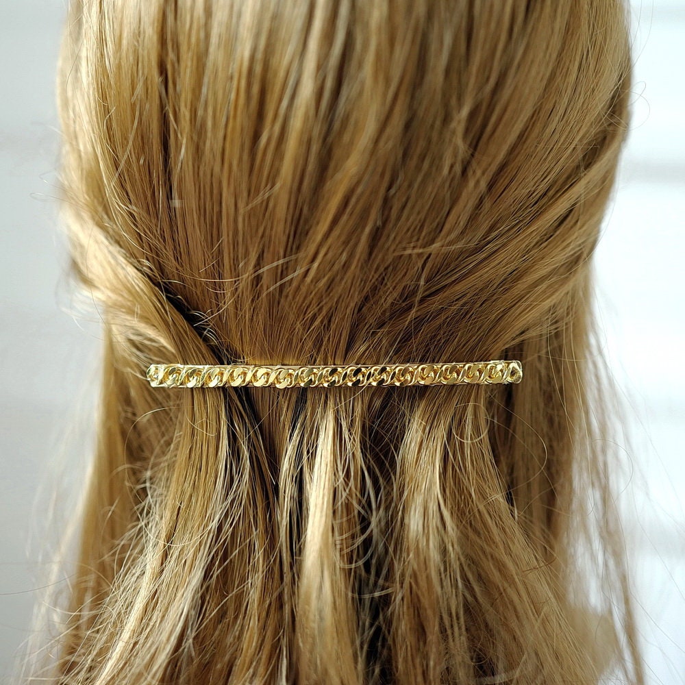 Barrette cheveux chaine