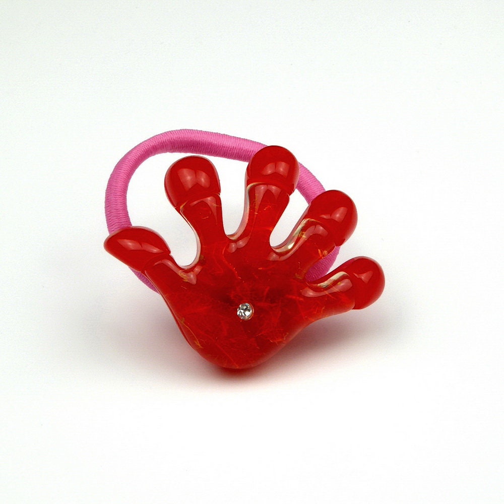 Lot de 6 élastiques cheveux main