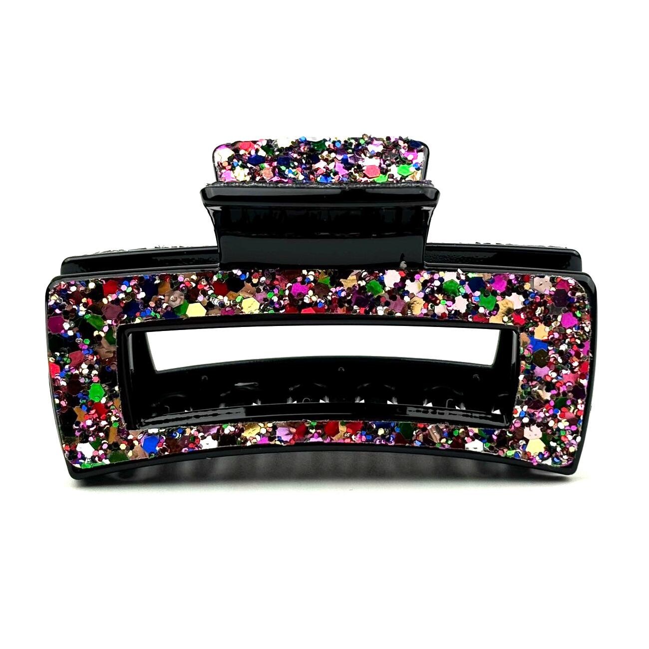 Pince cheveux paillette multicolore