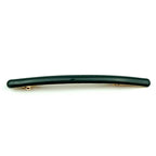 Barrette Cheveux Fine Émail 10 cm Vert – Clip Paris
