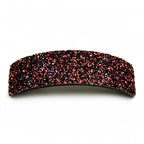Barrette cheveux 9cm incurvée paillettes, accessoire cheveux
