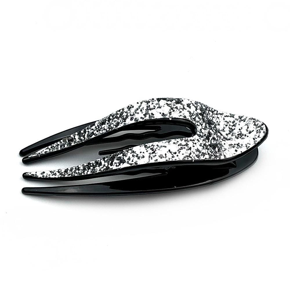 Pince à cheveux bec paillettes