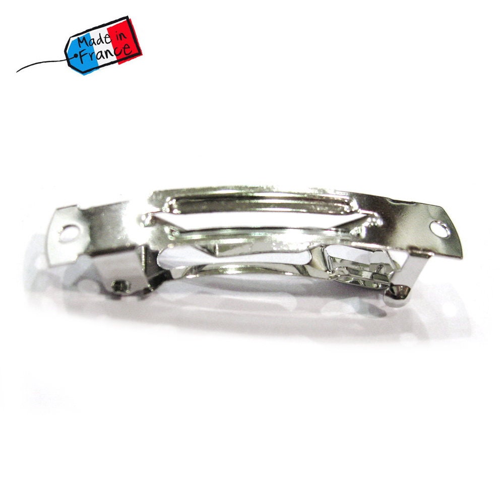 Barrettes 4cm Made in France anallergique sans nickel 