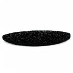 Barrette cheveux ovale à paillettes - noir