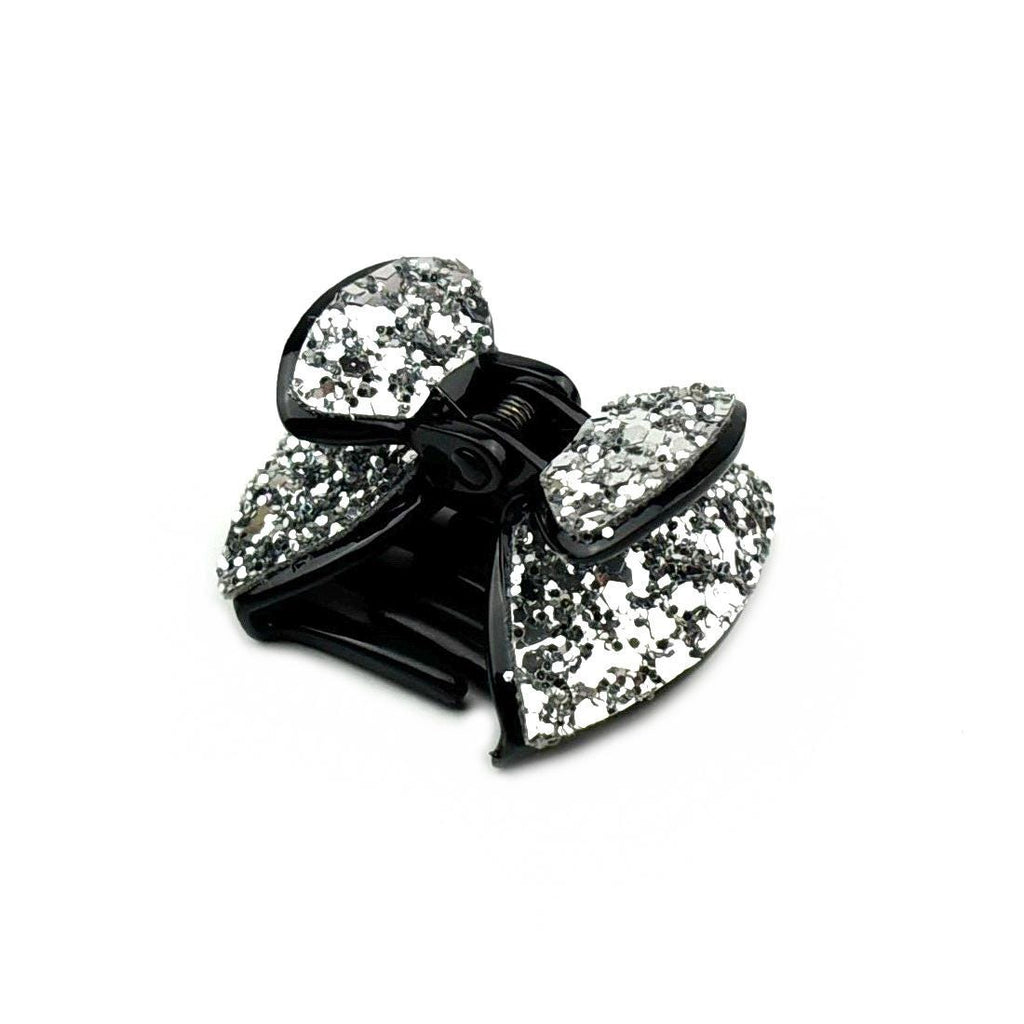 Pince cheveux noeud à paillettes