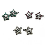 Barrettes cheveux étoile strass 