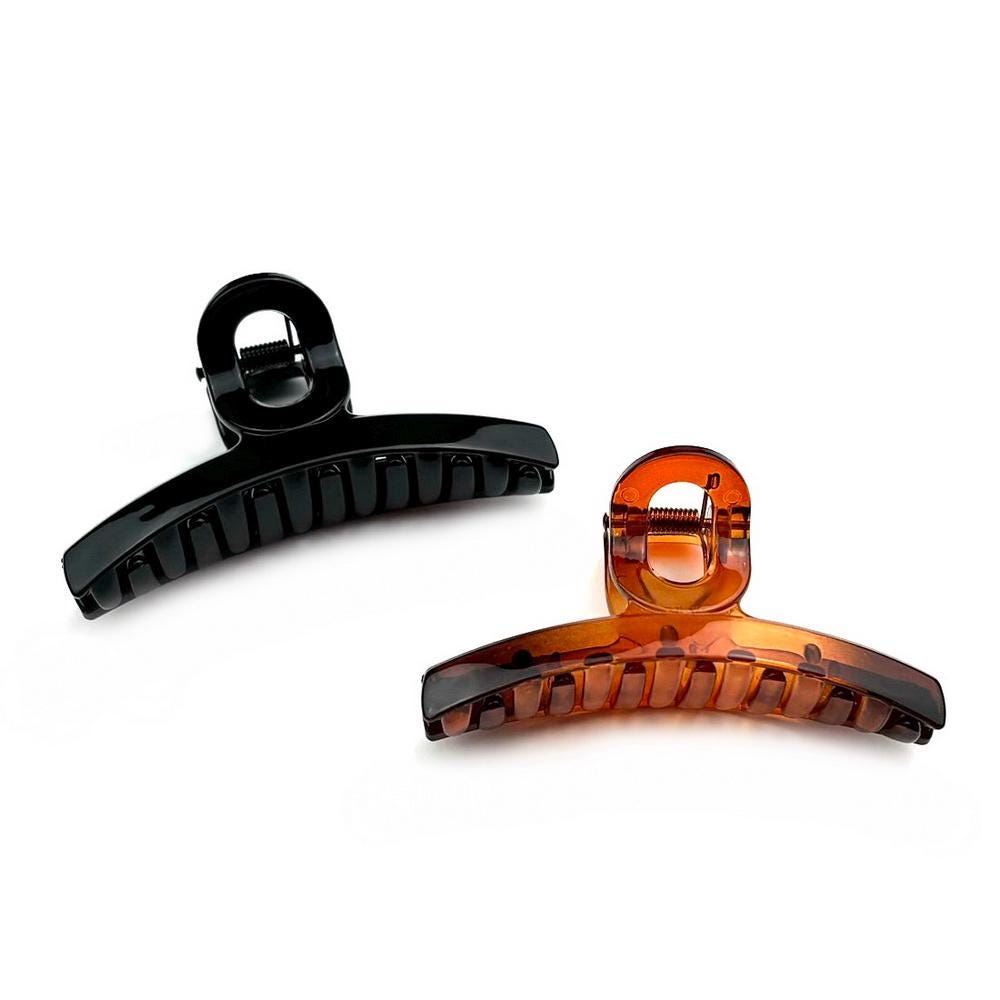 Lot de 2 pinces cheveux 8cm