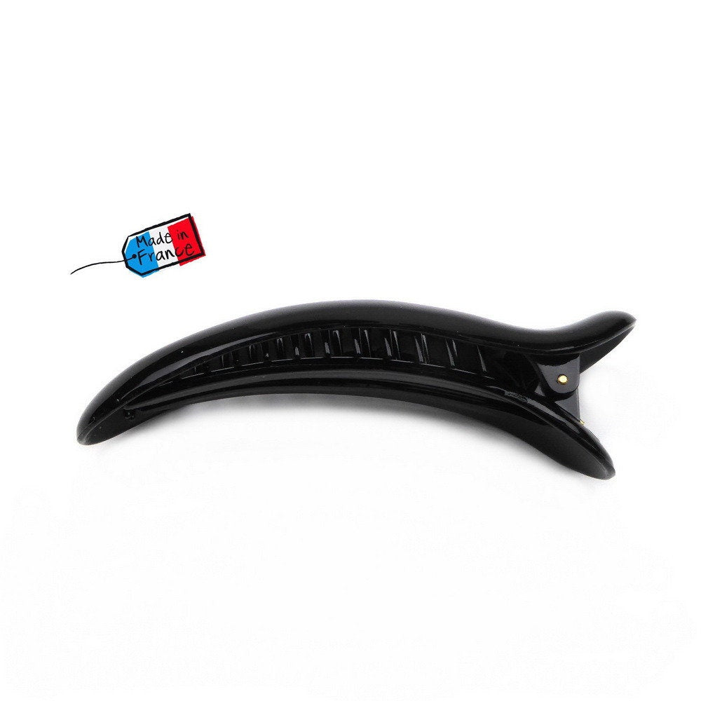 Grande pince cheveux 12cm Made in France - noir