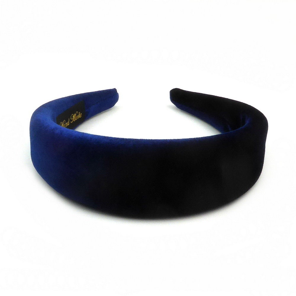 Serre tête velours bombé