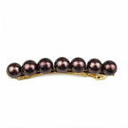 Barrette cheveux 8.5cm perle nacré