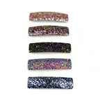 Barrette cheveux 9cm paillettes