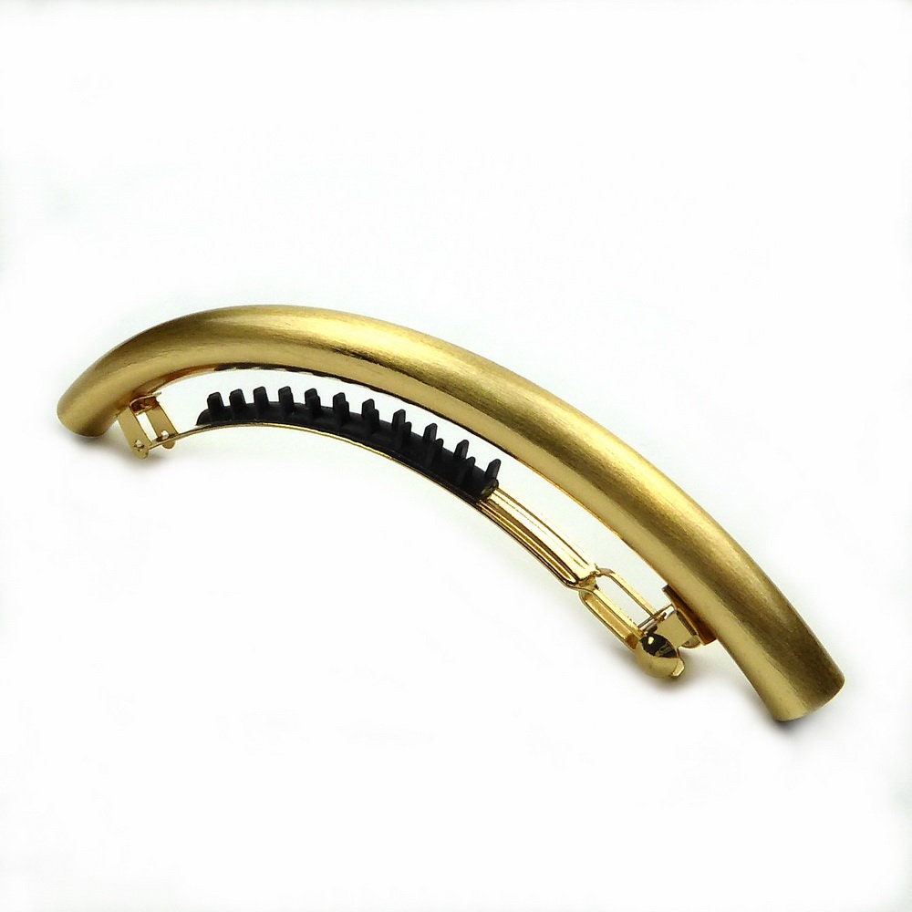 Grande barrette cheveux longue incurvée