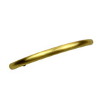Grande barrette cheveux longue incurvée brossée or