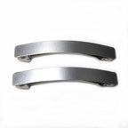 Barrettes métallisées mat Made in France 8cm - Lot de 2