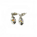 Boucle d'oreille pendante cristal