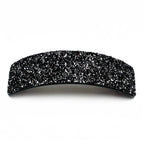 Barrette cheveux 9cm incurvée paillettes, accessoire cheveux