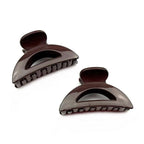 Lot de 2 pinces cheveux crabe 5.7cm