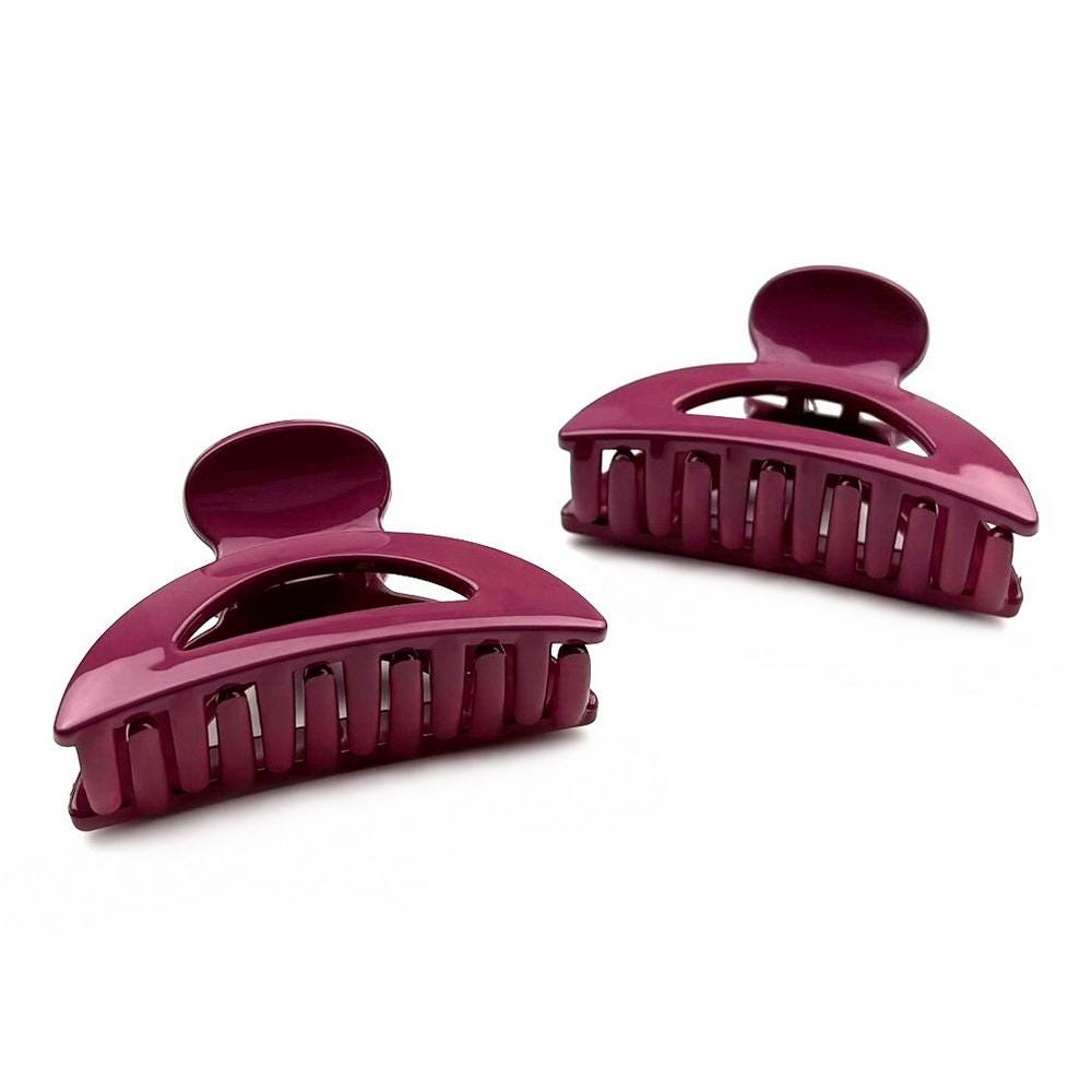 Lot de 2 pinces cheveux crabe 5.7cm